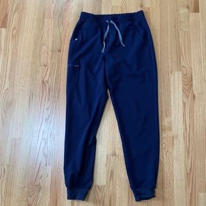 NAVY BLUE FIGS M / T ZAMORA HIGH WAISTED JOGGER
